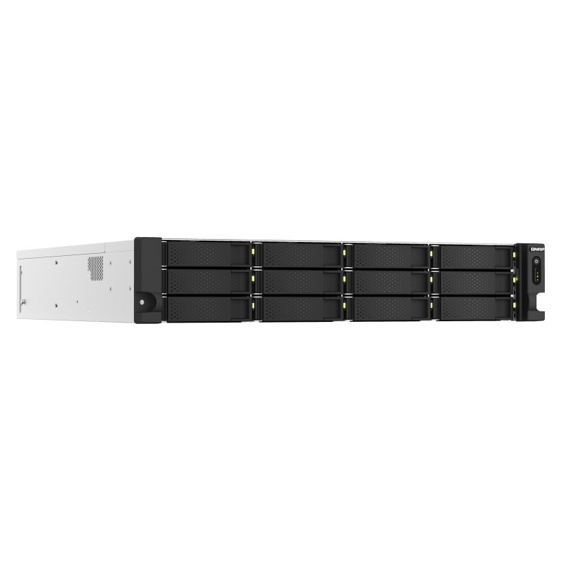 QNAP TS-h1887XU-RP-E2334-16G (Xeon 4,8 GHz, ZFS, 16GB ECC RAM, 12x 3,5'' + 6x2,5'', 2x 2,5GbE, 2x10GbE)