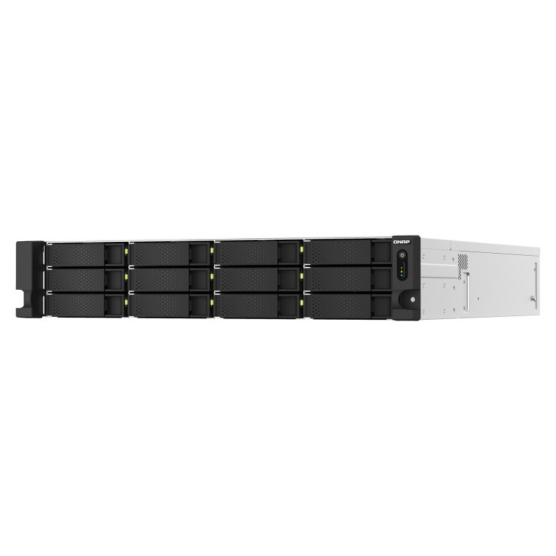QNAP TS-h1887XU-RP-E2334-16G (Xeon 4,8 GHz, ZFS, 16GB ECC RAM, 12x 3,5'' + 6x2,5'', 2x 2,5GbE, 2x10GbE)