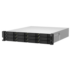 QNAP TS-h1887XU-RP-E2334-16G (Xeon 4,8 GHz, ZFS, 16GB ECC RAM, 12x 3,5'' + 6x2,5'', 2x 2,5GbE, 2x10GbE)