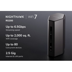 NETGEAR - 3PT NIGHTHAWK WIFI 7 BE6500 ROUT