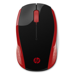 HP 200/Cestová/Optická/1 000 DPI/Bezdrôtová USB/Červená