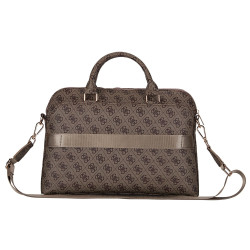 NONAME - Guess PU 4G Triangle Logo Taška na Notebook 13/14/15'' Brown