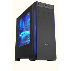 EVOLVEO T3/Midi Tower/Transpar./Čierna