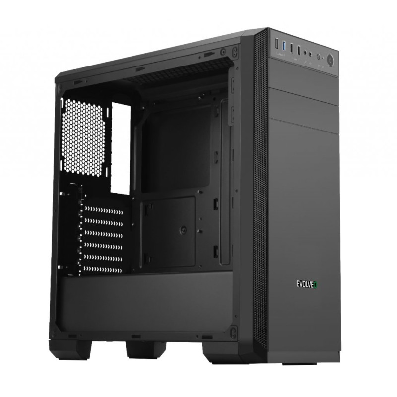 EVOLVEO T3/Midi Tower/Transpar./Čierna