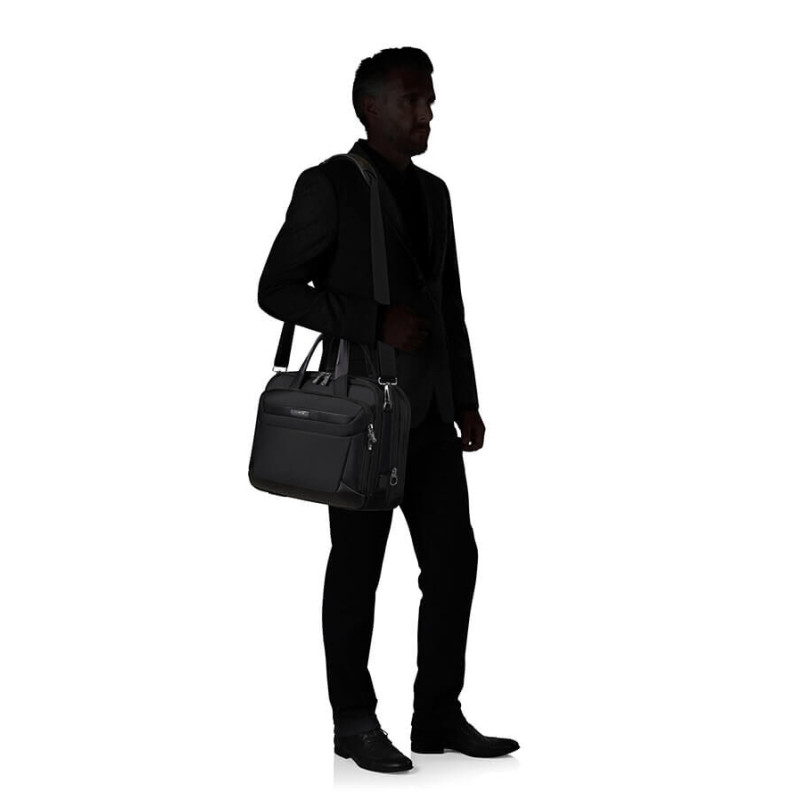 Samsonite PRO-DLX 6 Bailhandle 15.6'' EXP Black