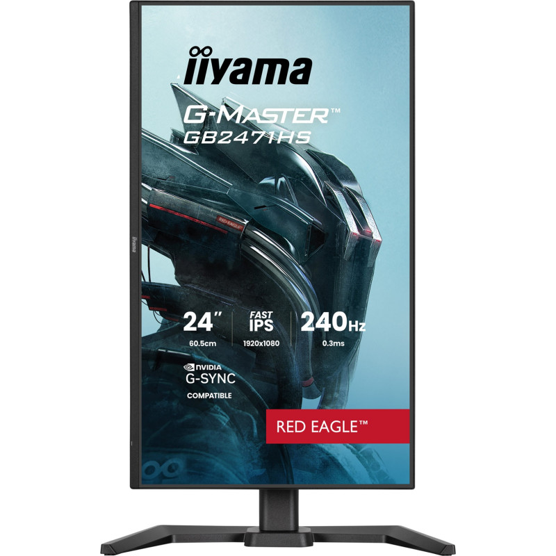 iiyama G-Master/GB2471HS-B1/23,8''/IPS/FHD/240Hz/0,3ms/Čierna/3R
