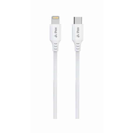 ER - TPU KÁBEL USB-C / LIGHTNING 1,5M, USB 2.0 BIELÝ