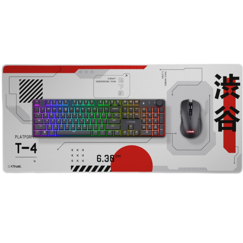 TRUST GXT759 XXL MÚSEPAD – JAPAN WHITE