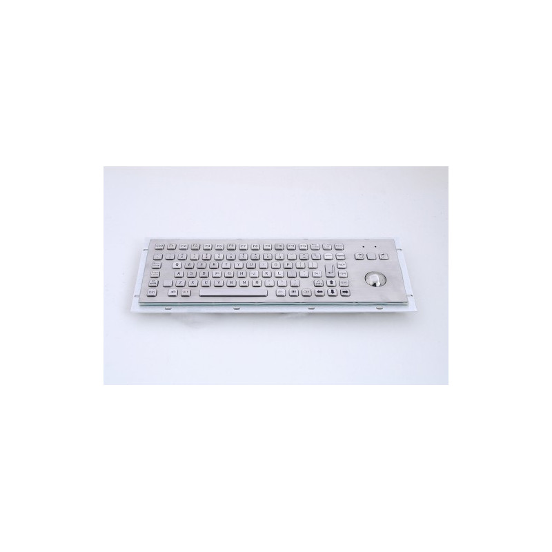 KB005 – Priemyselná nerezová klávesnica s trackballom do zástavby, CZ, USB, IP65