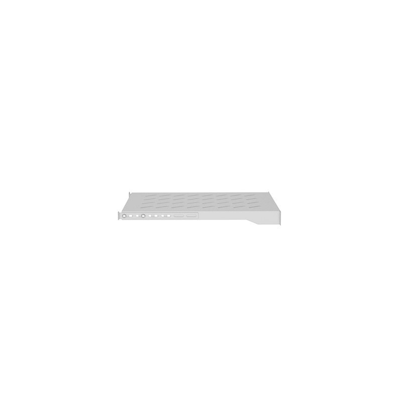 LANBERG POLICE PRO 19'' SKRINE 800MM ŠEDÁ (1U/483X500MM NOSNOSŤ DO 25KG, 4BODOVÁ MONTÁŽ)