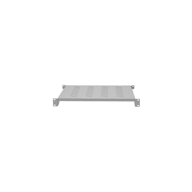 LANBERG POLICE PRO 19'' SKRINE 800MM ŠEDÁ (1U/483X500MM NOSNOSŤ DO 25KG, 4BODOVÁ MONTÁŽ)