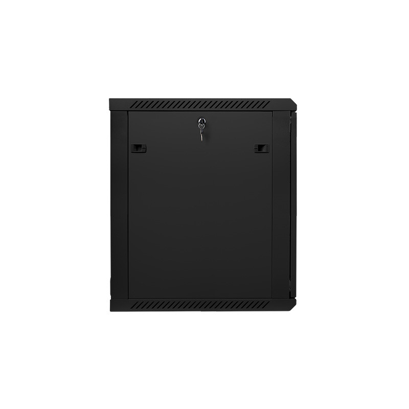 LANBERG - Nástenný rack 19' 15U 600X600mm černý flat pack