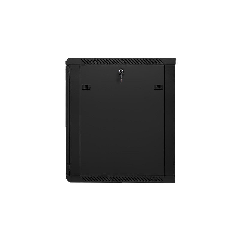 LANBERG - Nástenný rack 19' 15U 600X600mm černý flat pack