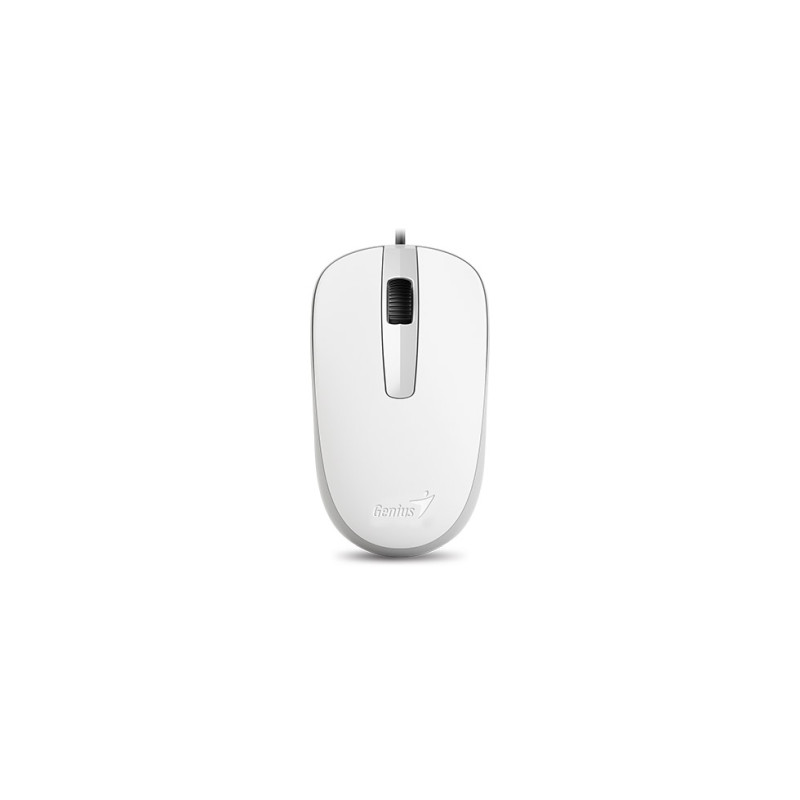 GENIUS DX-120/Kancelárska/Optická/1 200 DPI/Drôtová USB/Biela