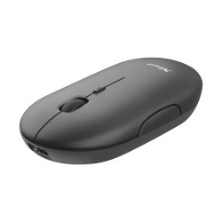 TRUST PUCK/Cestovná/Optická/1 600 DPI/USB+BT/Čierna