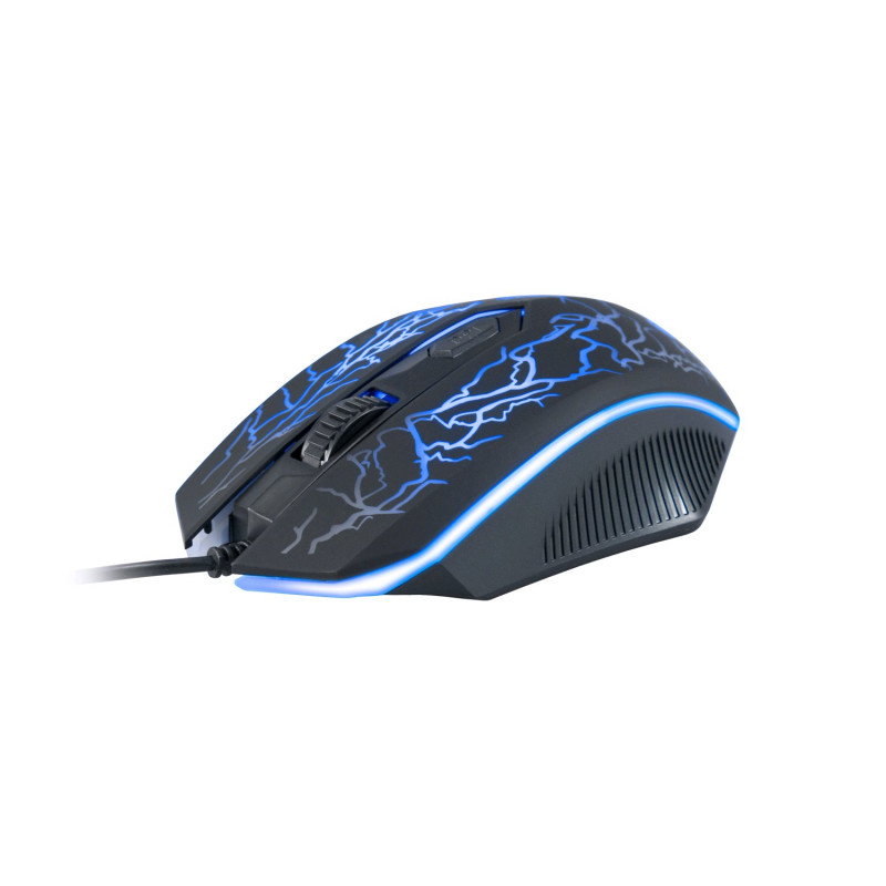 C-TECH Tychon/Herná/Optická/3 200 DPI/Drôtová USB/Čierna
