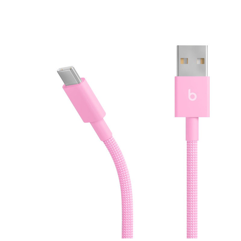 APPLE - Beats USB-A / USB-C Woven Cable (1.5m) - Power Pink