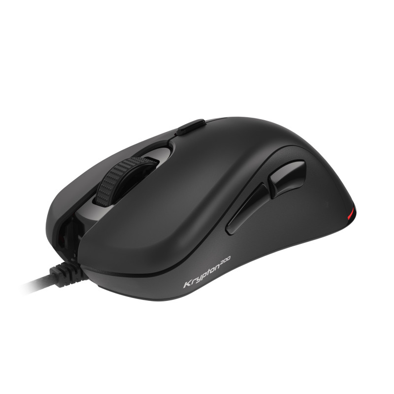 Genesis herná optická myš KRYPTON 200/RGB/6400 DPI/Herná/Optická/6 000 DPI/Drôtová USB/Čierna