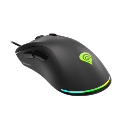 Genesis herná optická myš KRYPTON 200/RGB/6400 DPI/Herná/Optická/6 000 DPI/Drôtová USB/Čierna