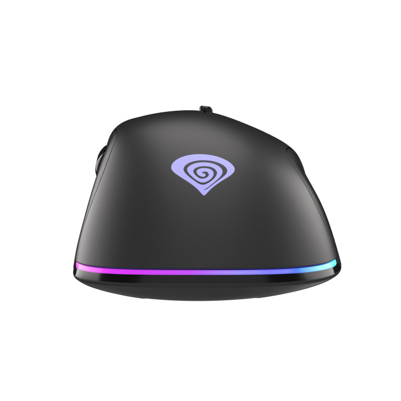 Genesis herná optická myš KRYPTON 200/RGB/6400 DPI/Herná/Optická/6 000 DPI/Drôtová USB/Čierna