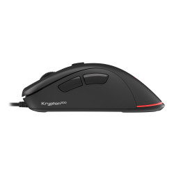 Genesis herná optická myš KRYPTON 200/RGB/6400 DPI/Herná/Optická/6 000 DPI/Drôtová USB/Čierna