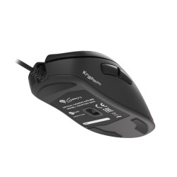 Genesis herná optická myš KRYPTON 200/RGB/6400 DPI/Herná/Optická/6 000 DPI/Drôtová USB/Čierna