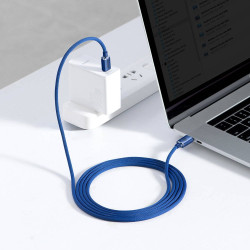 NONAME - Baseus CAJY000703 Crystal Shine Series Dátový Kabel USB-C - USB-C 100W 2m Blue