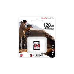 Kingston Canvas React Plus/SDXC/128 GB/UHS-II U3 ??/ Class 10