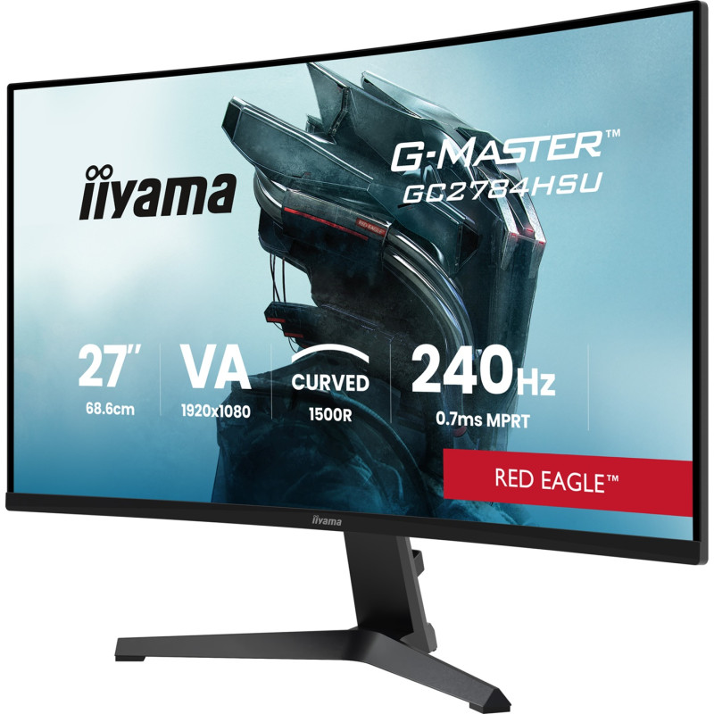 iiyama G-Master/GC2784HSU-B1/27''/VA/FHD/240Hz/0,7ms/Čierna/3R