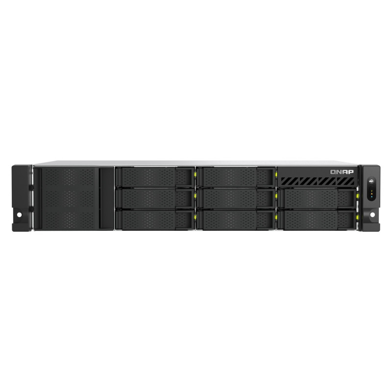 QNAP TS-h1065eU-RP-8G (Intel 4core, ZFS, 8GB DDR5 RAM, 8x SATA + 2x E1.S, 1x PCIe, 2x 2,5GbE)