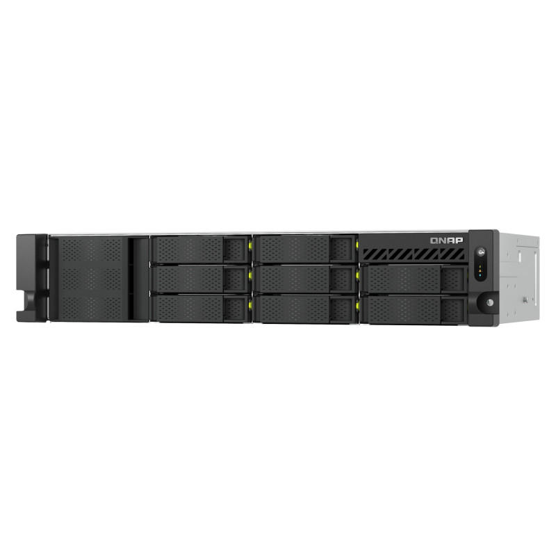 QNAP TS-h1065eU-RP-8G (Intel 4core, ZFS, 8GB DDR5 RAM, 8x SATA + 2x E1.S, 1x PCIe, 2x 2,5GbE)