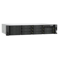 QNAP TS-h1065eU-RP-8G (Intel 4core, ZFS, 8GB DDR5 RAM, 8x SATA + 2x E1.S, 1x PCIe, 2x 2,5GbE)