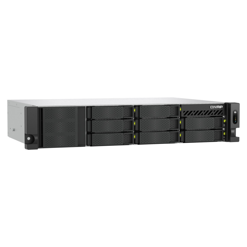 QNAP TS-h1065eU-RP-8G (Intel 4core, ZFS, 8GB DDR5 RAM, 8x SATA + 2x E1.S, 1x PCIe, 2x 2,5GbE)