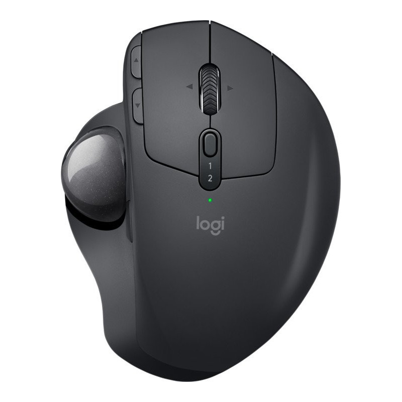 Logitech MX ERGO ADVANCED/Ergonomická/Optická/Bezdrôtová USB/Čierna