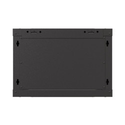 LANBERG 19'' RACKOVÁ SKRIŇA PRO MONTÁŽ NA STENU 6U/540X350 (FLAT PACK) S PROSKLENÝMI DVERMI ČIERNA