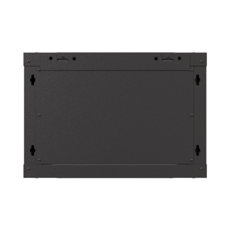 LANBERG 19'' RACKOVÁ SKRIŇA PRO MONTÁŽ NA STENU 6U/540X350 (FLAT PACK) S PROSKLENÝMI DVERMI ČIERNA