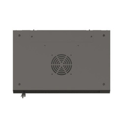 LANBERG 19'' RACKOVÁ SKRIŇA PRO MONTÁŽ NA STENU 6U/540X350 (FLAT PACK) S PROSKLENÝMI DVERMI ČIERNA