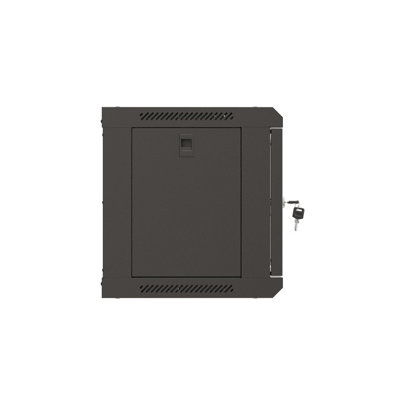 LANBERG 19'' RACKOVÁ SKRIŇA PRO MONTÁŽ NA STENU 6U/540X350 (FLAT PACK) S PROSKLENÝMI DVERMI ČIERNA