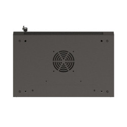 LANBERG 19'' RACKOVÁ SKRIŇA PRO MONTÁŽ NA STENU 6U/540X350 (FLAT PACK) S PROSKLENÝMI DVERMI ČIERNA