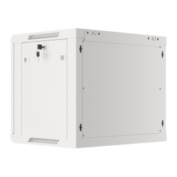 LANBERG RACKOVÁ SKRIŇA 19'' PRO MONTÁŽ NA STENU 9U/600X450 PRO VLASTNÚ MONTÁŽ S KOVOVÝMI DVERAMI ŠEDÁ