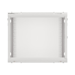 LANBERG RACKOVÁ SKRIŇA 19'' PRO MONTÁŽ NA STENU 9U/600X450 PRO VLASTNÚ MONTÁŽ S KOVOVÝMI DVERAMI ŠEDÁ