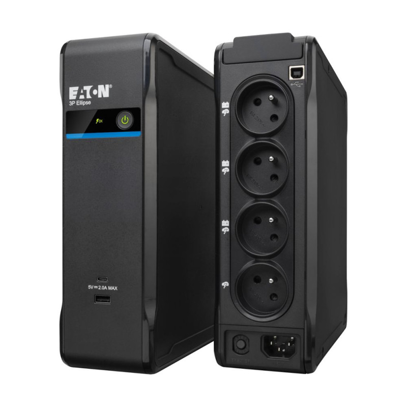 Eaton UPS1/1fáza, 900VA - 3P Ellipse 900 USB FR