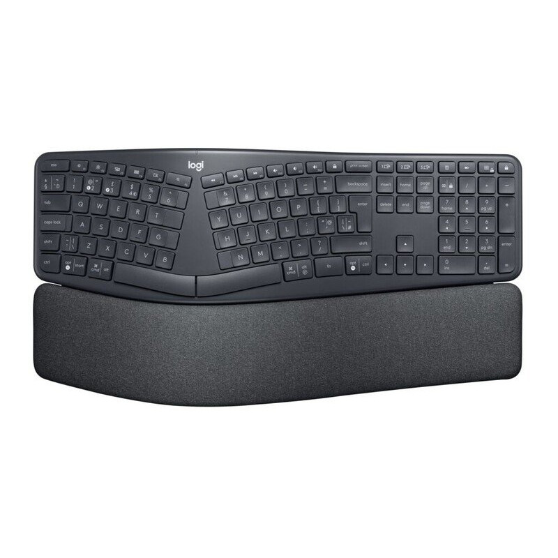 Logitech K860/Bezdrôtová Bluetooth/US layout/Čierna