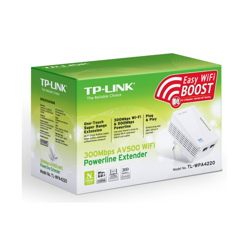TP-Link TL-WPA4220 WiFi N300 Powerline Extender (1ks)