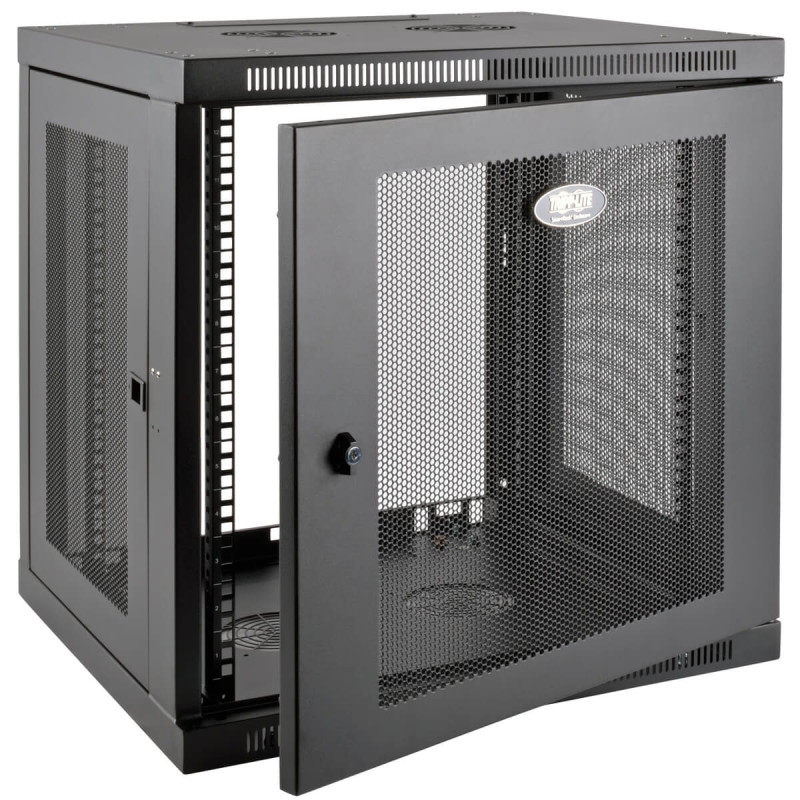 EATON - Skriňa SmartRack 12U, Mini Rack, Š - 600mm, Hl - 550mm, hĺbka pre prepínače, montáž na stenu