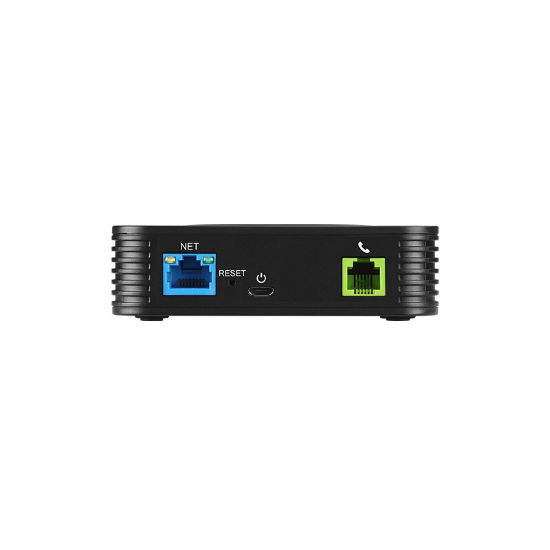 Grandstream HT801 V2 (ATA), 1x FXS, 1x SIP účet, 1x LAN, 3-cestná audio konf., auto-provisioning