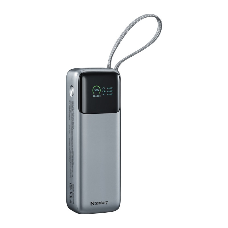 NONAME - Sandberg All-in1 Powerbank 20000 mAh PD 130W, powerbanka s USB-C káblom, čierna
