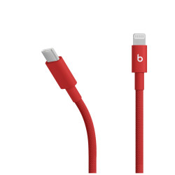 APPLE - Beats USB-C/Lightning Woven Cable (1.5m)-Rapid Red