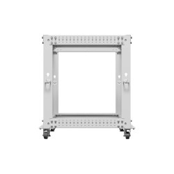 LANBERG OTVORENÝ RACK 19'' 12U 600X600-1100 NASTAVITEĽNÝ ŠEDÝ