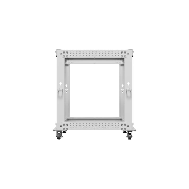 LANBERG OTVORENÝ RACK 19'' 12U 600X600-1100 NASTAVITEĽNÝ ŠEDÝ